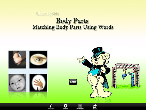 Match Body Parts Using Words