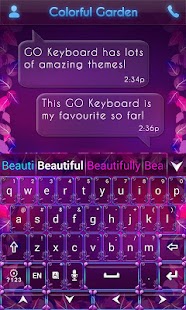 Colorful Garden Go Keyboard Screenshots 4