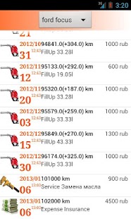 Car manager (mileage,expenses) - screenshot thumbnail