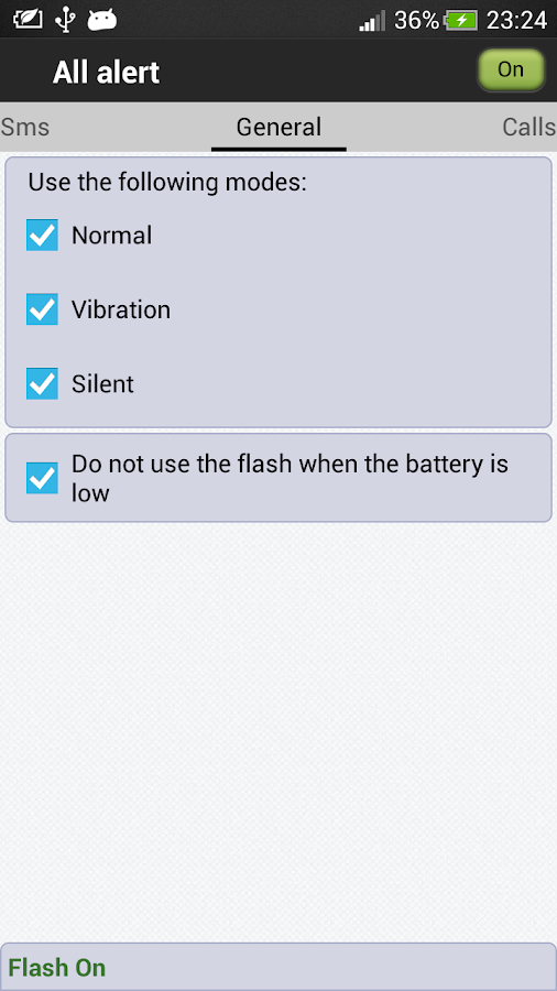 FlashOnCall + - screenshot