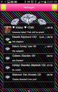GO SMS - Diamond Rainbow 2 Screenshots 0