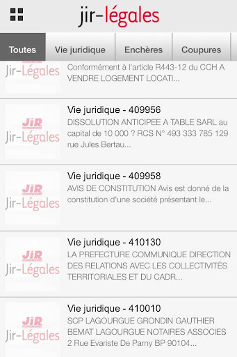 【免費新聞App】Jir-Légales-APP點子