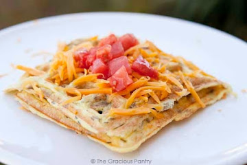 Waffle Iron Omelets
