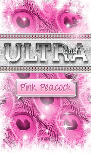 Ultra Cute Pink Peacock Theme