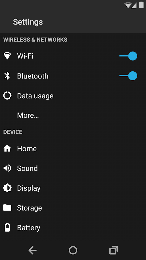 Sky Blue - PA/CM11 Theme - screenshot