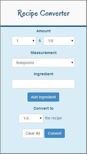 Recipe Converter