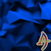 Polygons Blue Xperien Theme