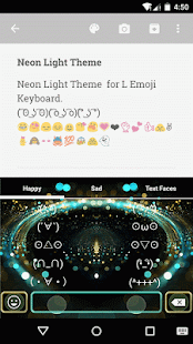 Neon Light Emoji Keyboard Skin(圖3)-速報App