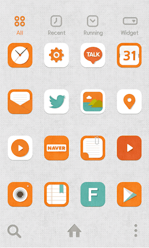 【免費個人化App】Orange Paper DODOL THEME-APP點子