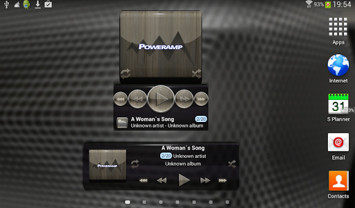 【免費娛樂App】Poweramp widget WOOD PLATIN-APP點子