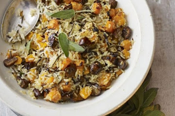 Wild rice, chestnut & squash stuffing