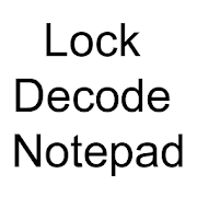 Lock Decoding Notepad  Icon