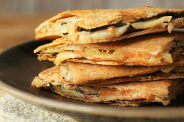 Eggplant Apple Vegetarian Quesadillas