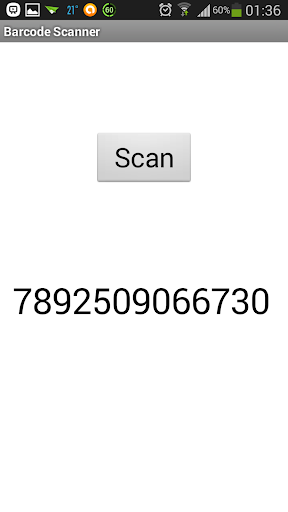 Simple Barcode Scanner