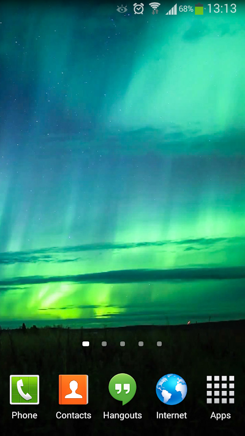 Android application Aurora Borealis Wallpaper HD 3 screenshort