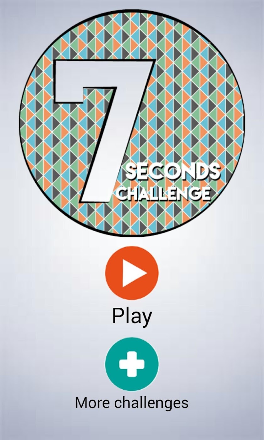 7 Seconds Challenge Screen 1