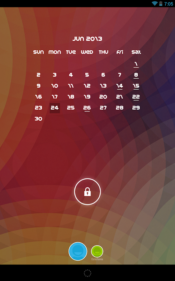 My Month Calendar Widget - screenshot