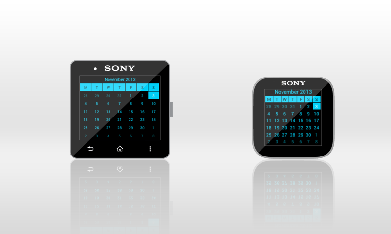 Calendar for SmartWatch Screen 2
