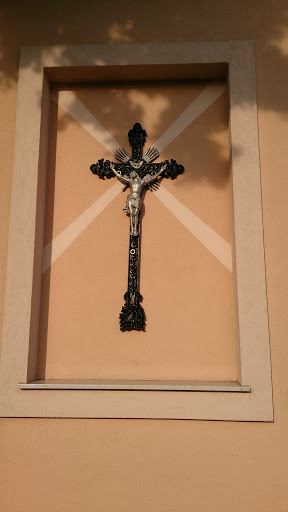 Higher Sin Cross on Wall