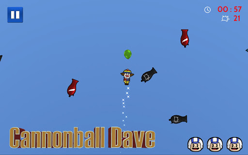 【免費街機App】Cannonball Dave Free-APP點子