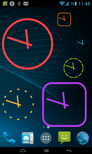 Clock Widget 3D