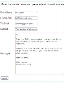 Anonymous,fake,prank emails Screenshots 0