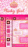 GO SMS PINKY GIRL THEME