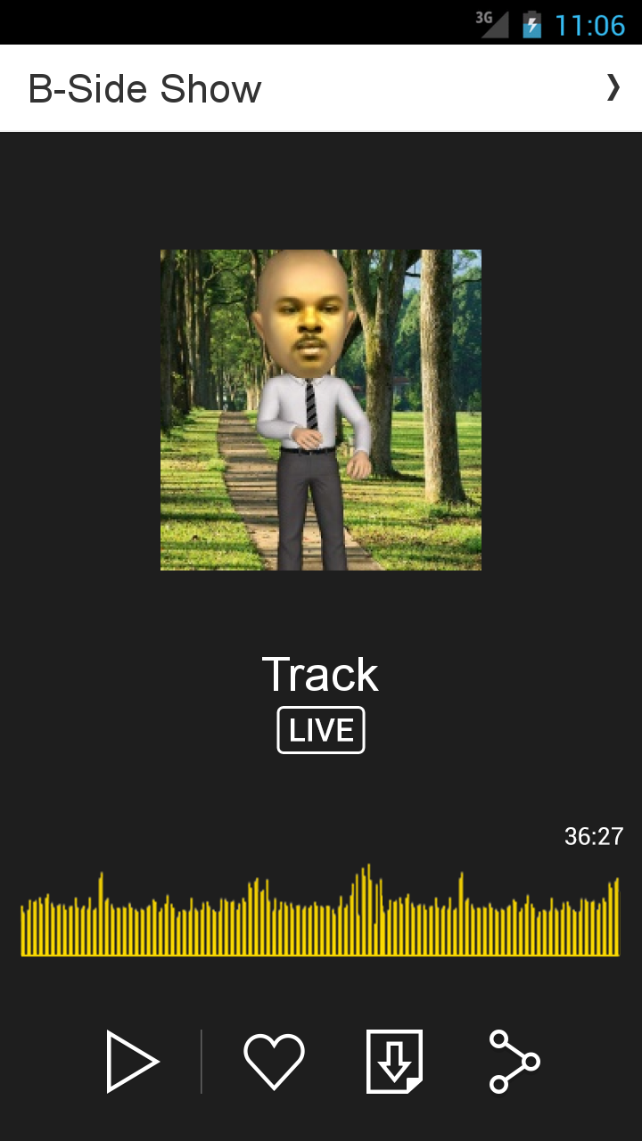 B-Side Radio group Screen 2