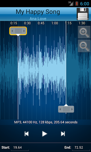 MP3 Cutter and Ringtone Makeru266b 2.1 screenshots 3