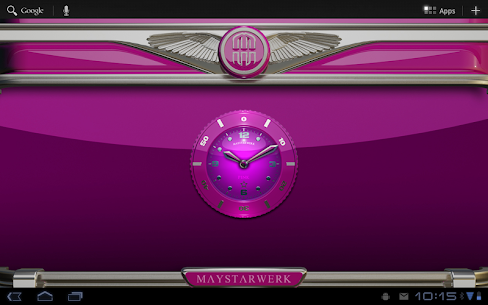 Clock Widget Pink Star Premium (MOD) 7