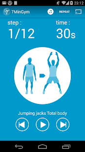  7MinGym Chromecast-AndroidTV (ekrano kopijos miniatiūra)  