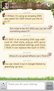 GO短信春天主题(圖4)-速報App