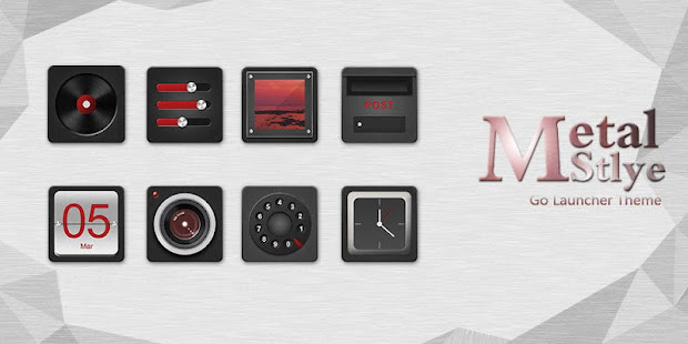 Metal R GO Launcher Theme(圖4)-速報App