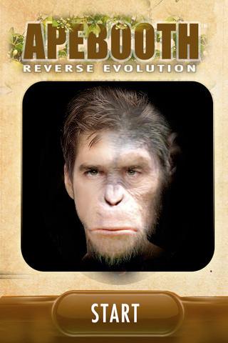 Monkey Ape Photo Booth Face