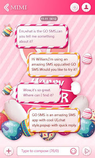 GO SMS PRO HAPPY EASTER THEME(圖2)-速報App