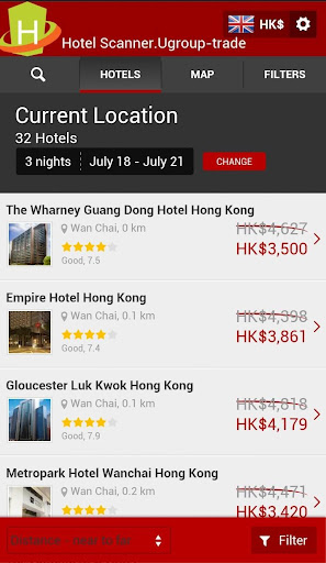 Hotel Scanner - Booking