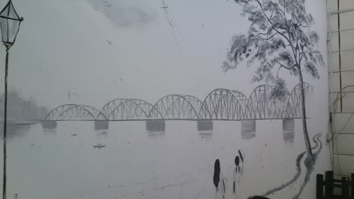 Truong Tien Bridge Mural