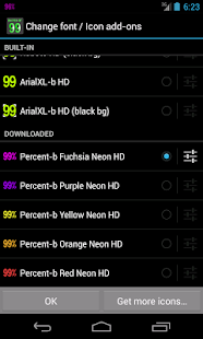 BN Pro Percent-b Neon HD Text