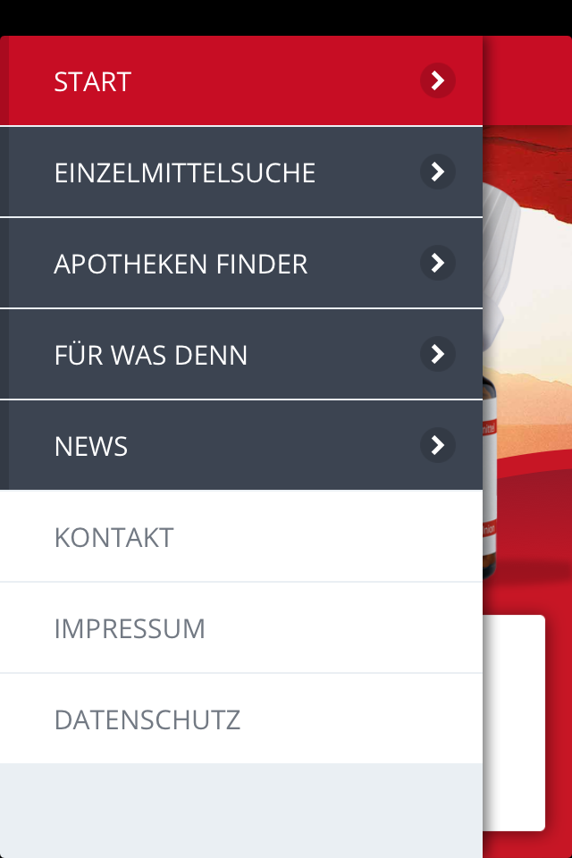 DHU - Globuli App Screen 2
