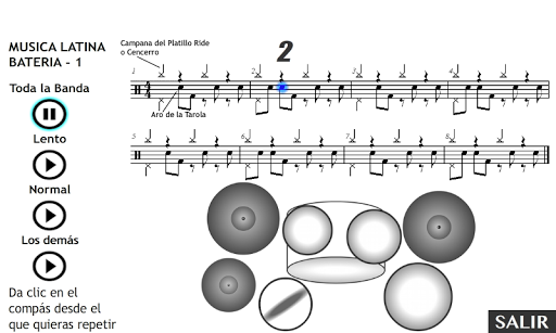 Tocar Batería Música Latina