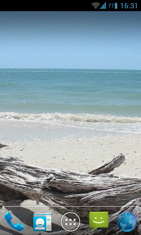 Android application Exotic Beach Live Wallpaper HD screenshort