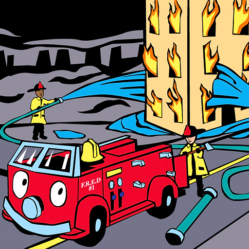 Fire Engine Fred Saves the Day LOGO-APP點子