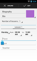 School Timetable APK تصویر نماگرفت #5