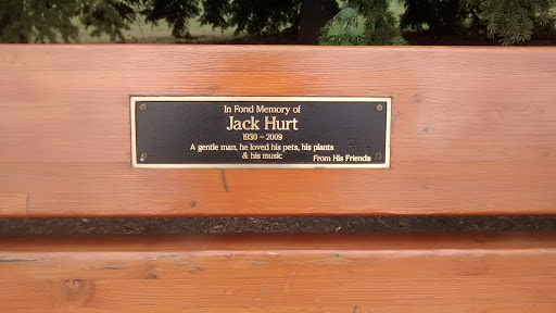 Jack Hurt Memorial Bench