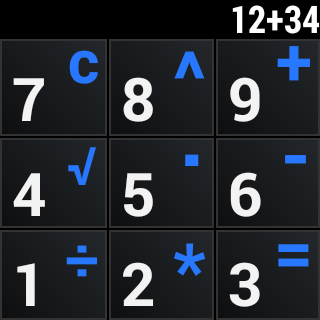 Quick Calc for Android Wear Screen 3