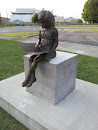 Girl Reading Statue