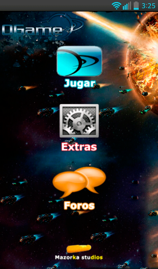 Ogame Edition Screen 1