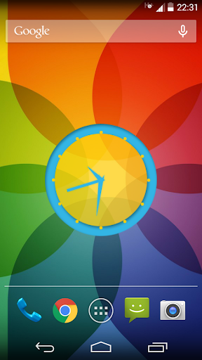 Colorful Analog Clock LiveWP