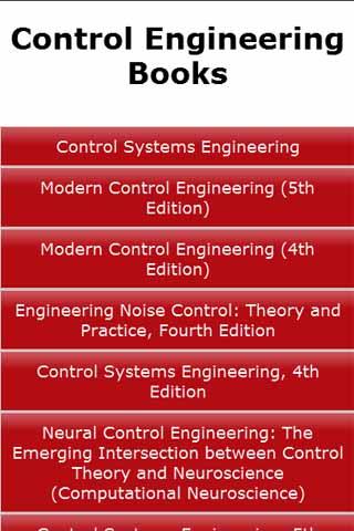 Control Engineering Books