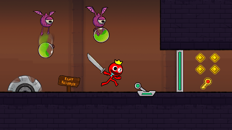 Red Stickman: Stick Adventure 4